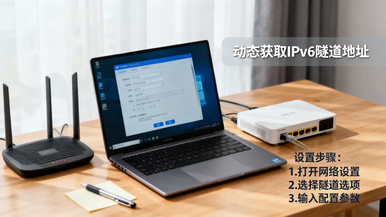 如何动态获取IPv6隧道地址，怎么设置？