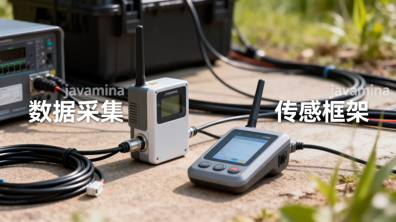 javamina框架在传感框架中如何实现数据采集，有哪些优势？