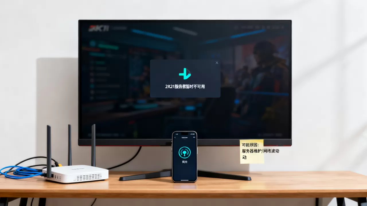 2K21服务器暂时不可用如何解决？，原因是什么？