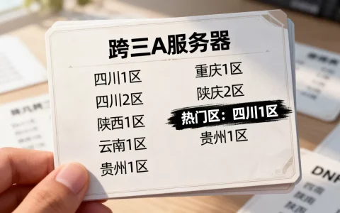 DNF跨三A服务器到底有哪些区？，哪个区最热门？