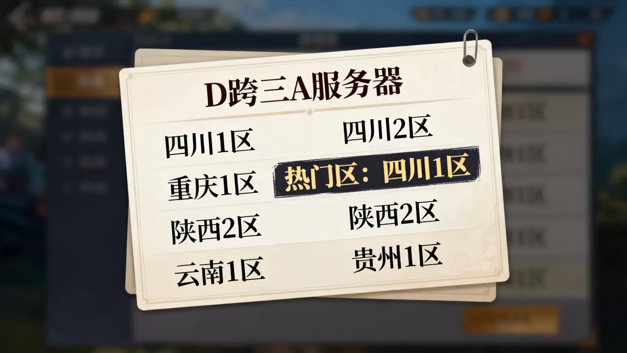 DNF跨三A服务器到底有哪些区？，哪个区最热门？