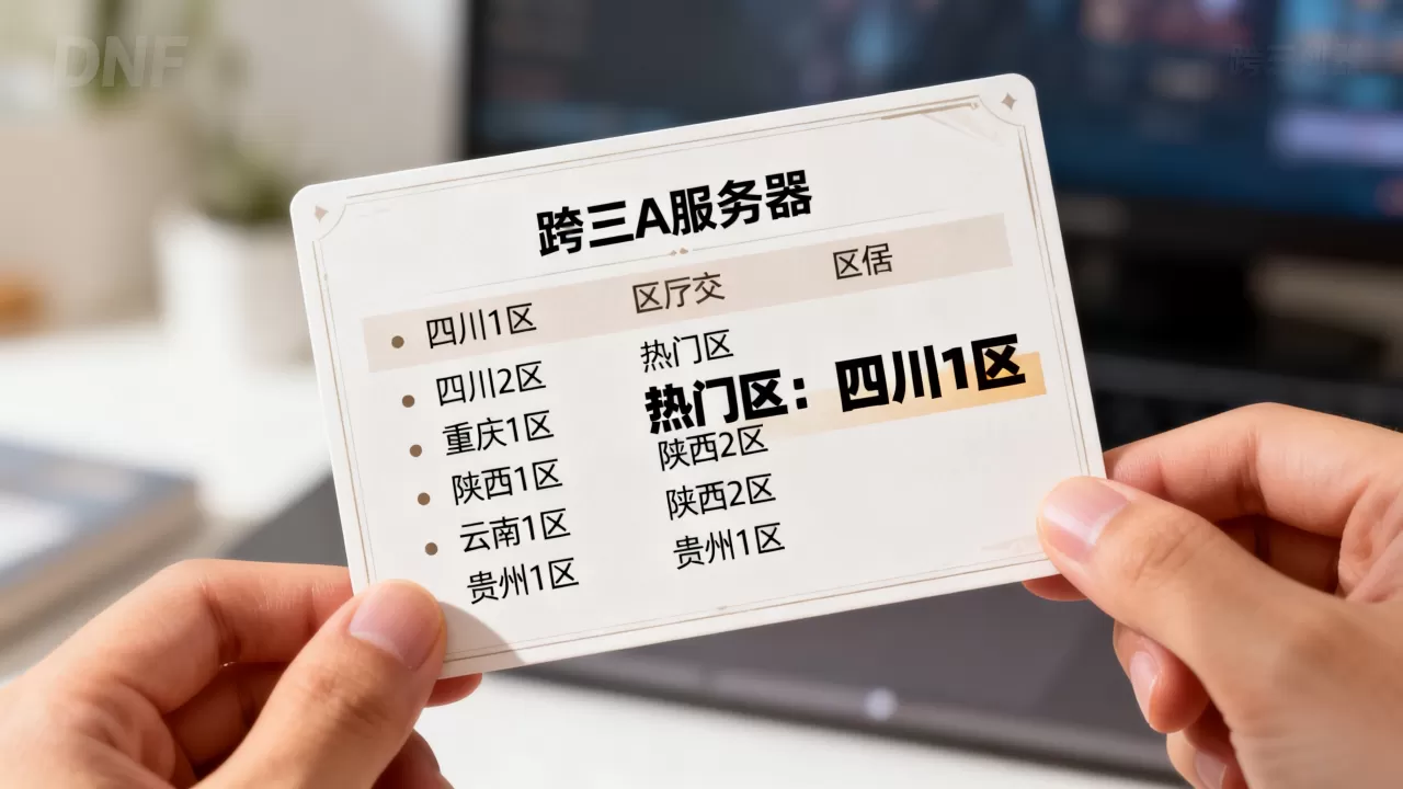 DNF跨三A服务器到底有哪些区？，哪个区最热门？