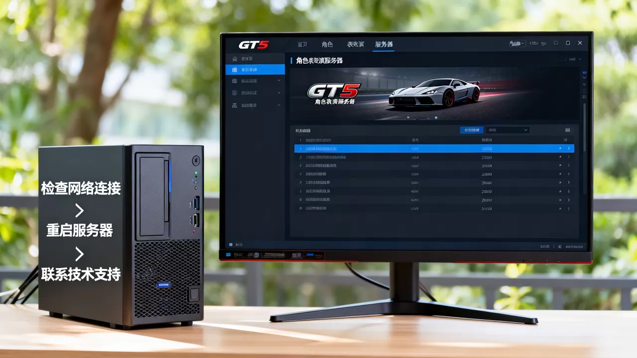 GT5角色扮演服务器突然没了怎么办，怎么恢复？