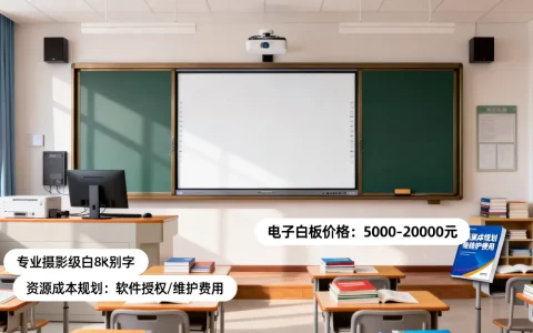 教室教学电子白板多少钱？，资源成本怎么规划
