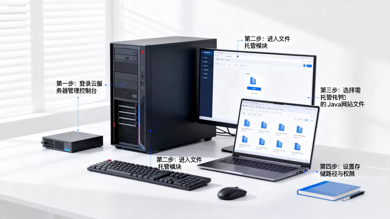 Java网站云服务器文件托管如何操作？, 步骤是什么？