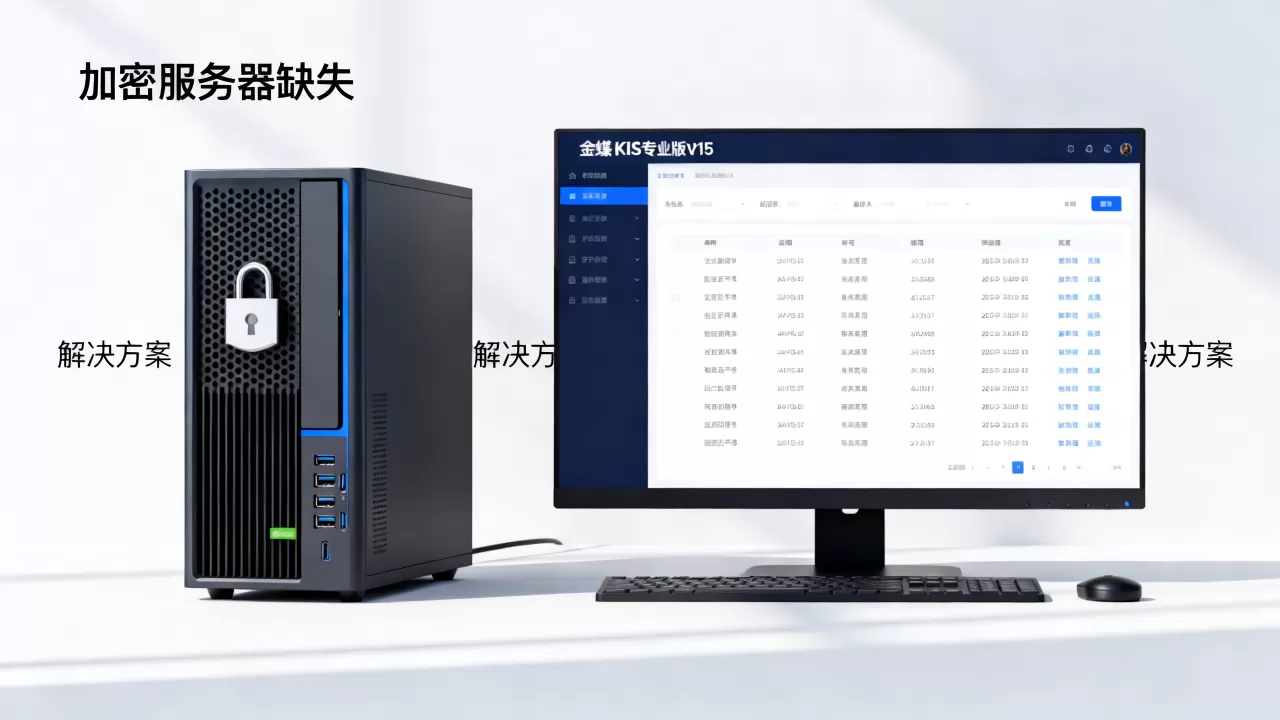 金蝶kis专业版v15为什么没有加密服务器,怎么解决? 金蝶kis专业版v15为什么没有加密服务器,怎么解决?