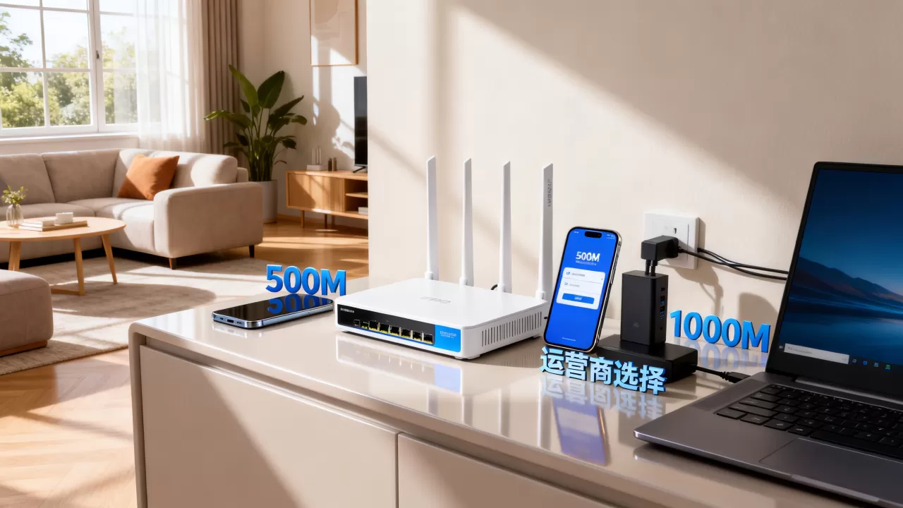 峰值宽带家庭用户多少兆才够，怎么选择运营商？