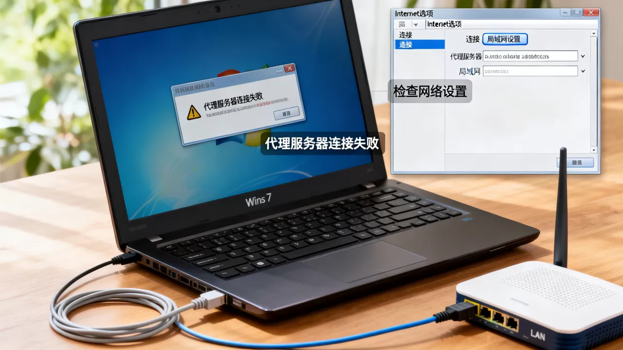 Win7代理服务器连接失败怎么办,是什么原因? Win7代理服务器连接失败怎么办,是什么原因?