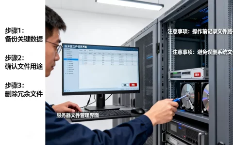 服务器空间清理步骤是什么？，有哪些注意事项？