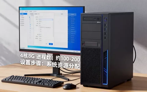 4核8G服务器能开多少进程？，如何设置？