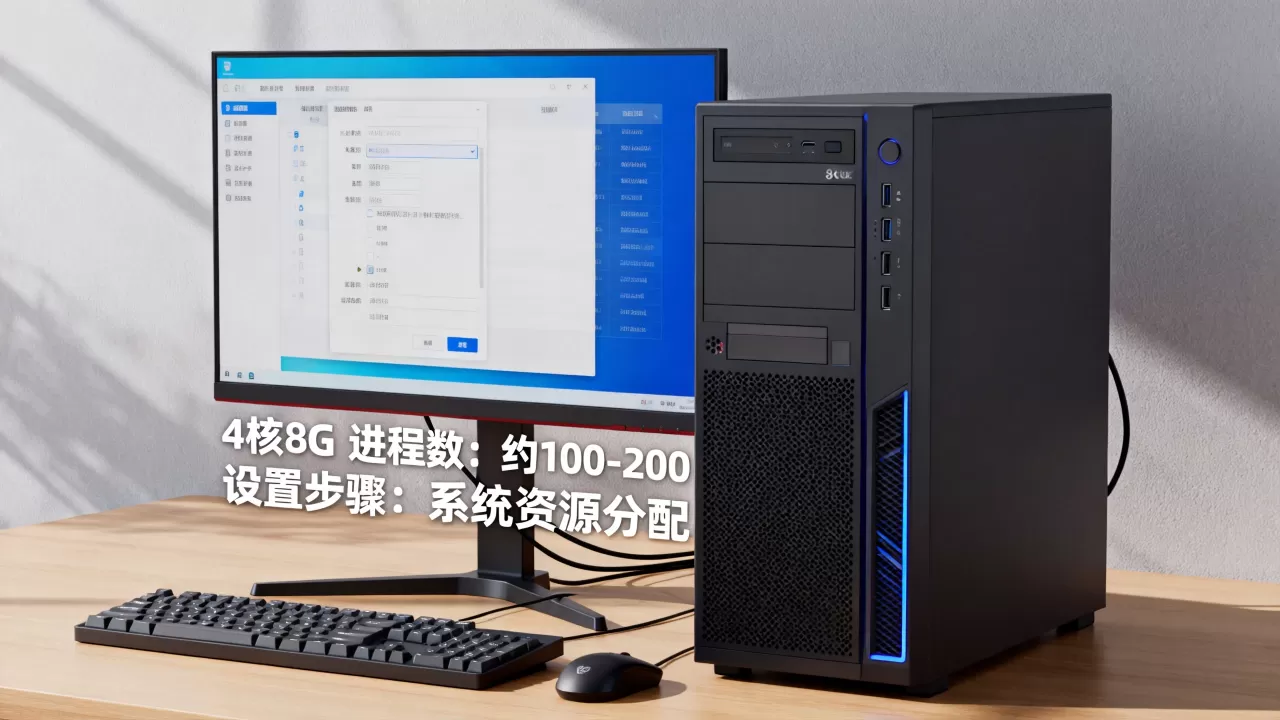 4核8G服务器能开多少进程?,如何设置? 4核8G服务器能开多少进程?,如何设置?