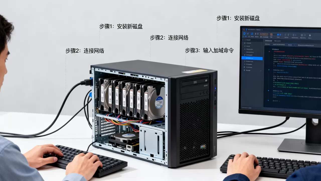 服务器加磁盘后如何批量服务器重新加域?,怎么操作? 服务器加磁盘后如何批量服务器重新加域?,怎么操作?