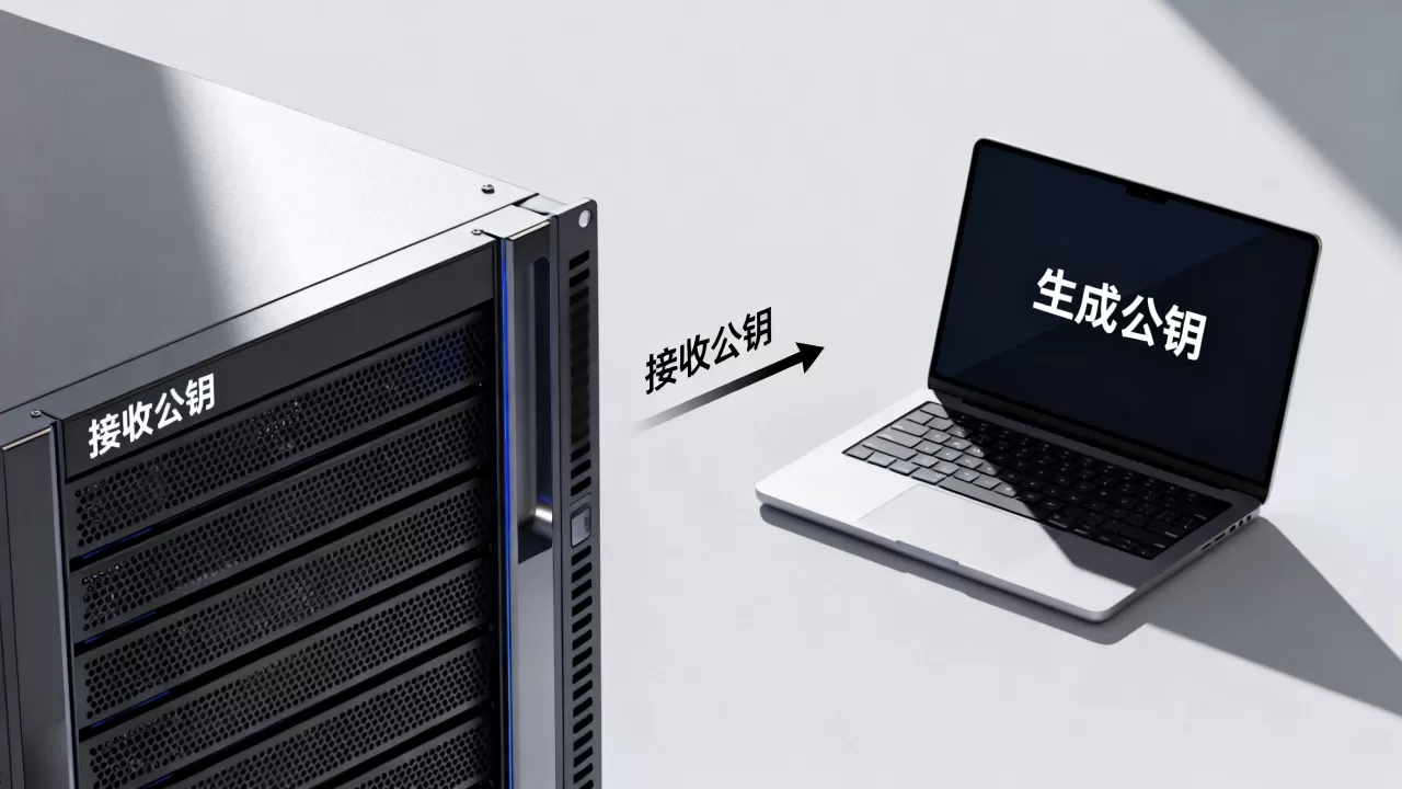 服务器为什么需要客户端的公钥，公钥怎么获取