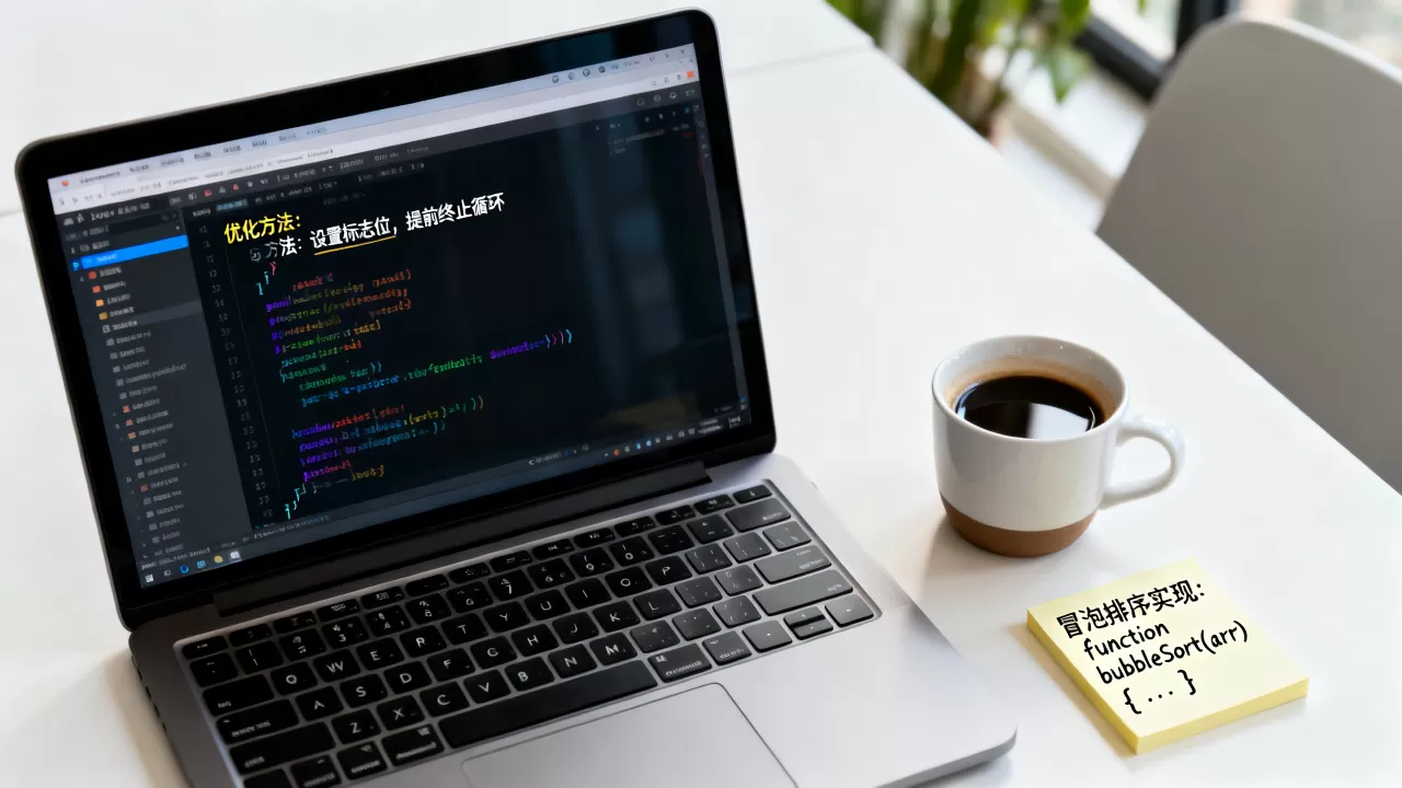 JavaScript冒泡排序怎么实现,有哪些优化方法? JavaScript冒泡排序怎么实现,有哪些优化方法?