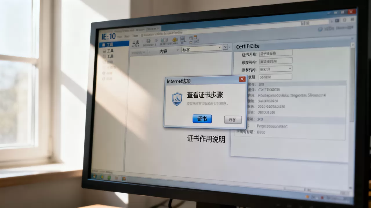 IE10浏览器怎么查看证书?,证书有什么用 IE10浏览器怎么查看证书?,证书有什么用
