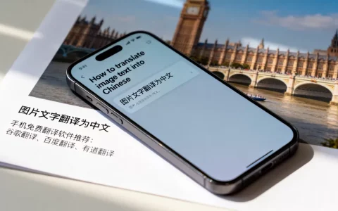 怎么把图片文字翻译成中文，手机上有哪些免费翻译软件？