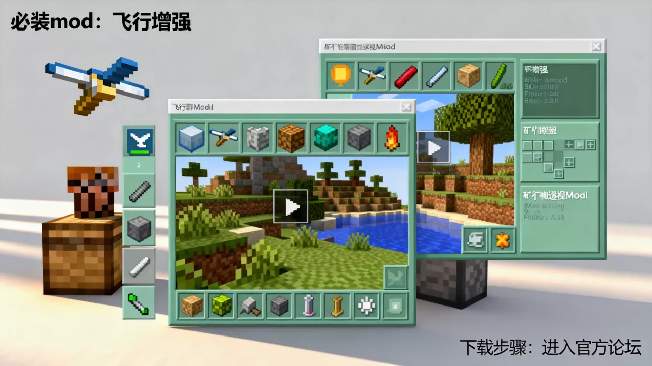 我的世界服务器作弊mod有哪些必装,怎么下载? 我的世界服务器作弊mod有哪些必装,怎么下载?
