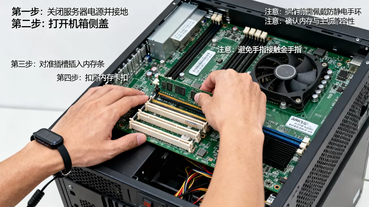 服务器扩内存的具体操作步骤是什么,需要注意哪些问题? 服务器扩内存的具体操作步骤是什么,需要注意哪些问题?