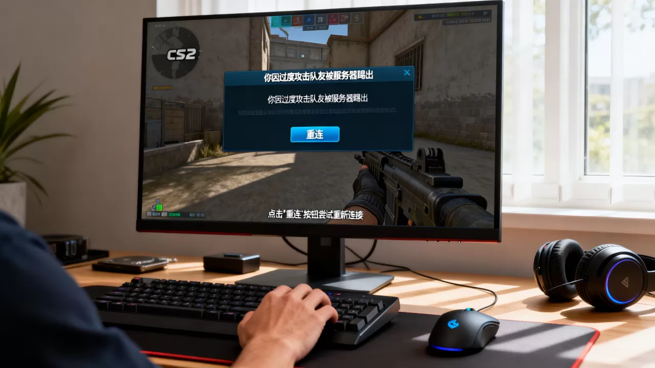 cs2过度攻击队友被服务器踢出怎么重连回去