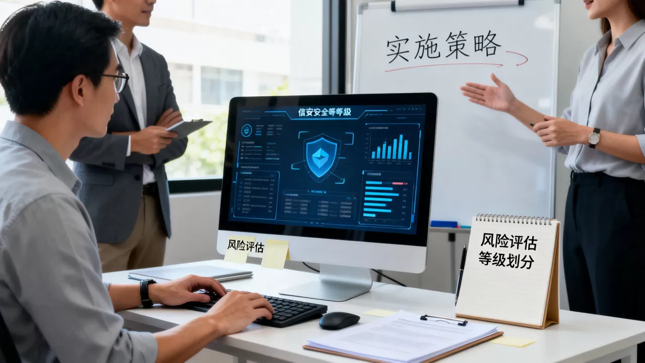 负责信息安全等级的工作流程是什么？，如何实施？