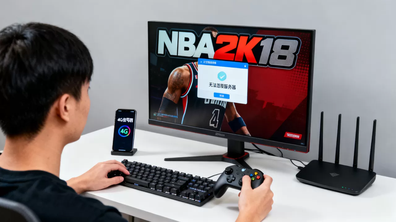 NBA2K18连不上服务器怎么解决，是什么原因？