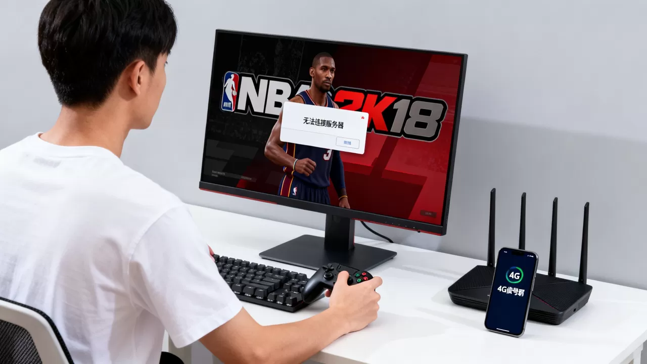 NBA2K18连不上服务器怎么解决，是什么原因？