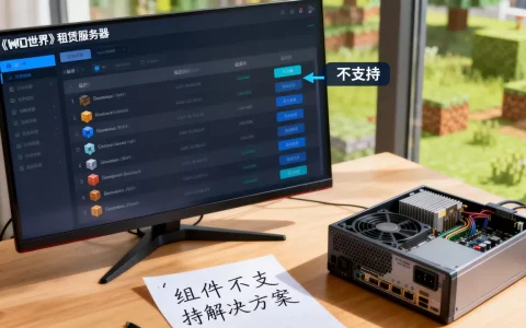 我的世界租赁服务器哪些组件不支持？，组件不支持怎么办