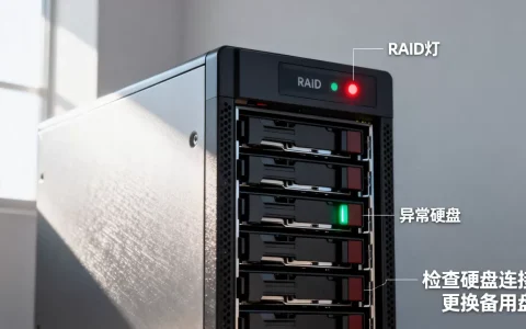 服务器RAID灯亮是什么原因，怎么解决？