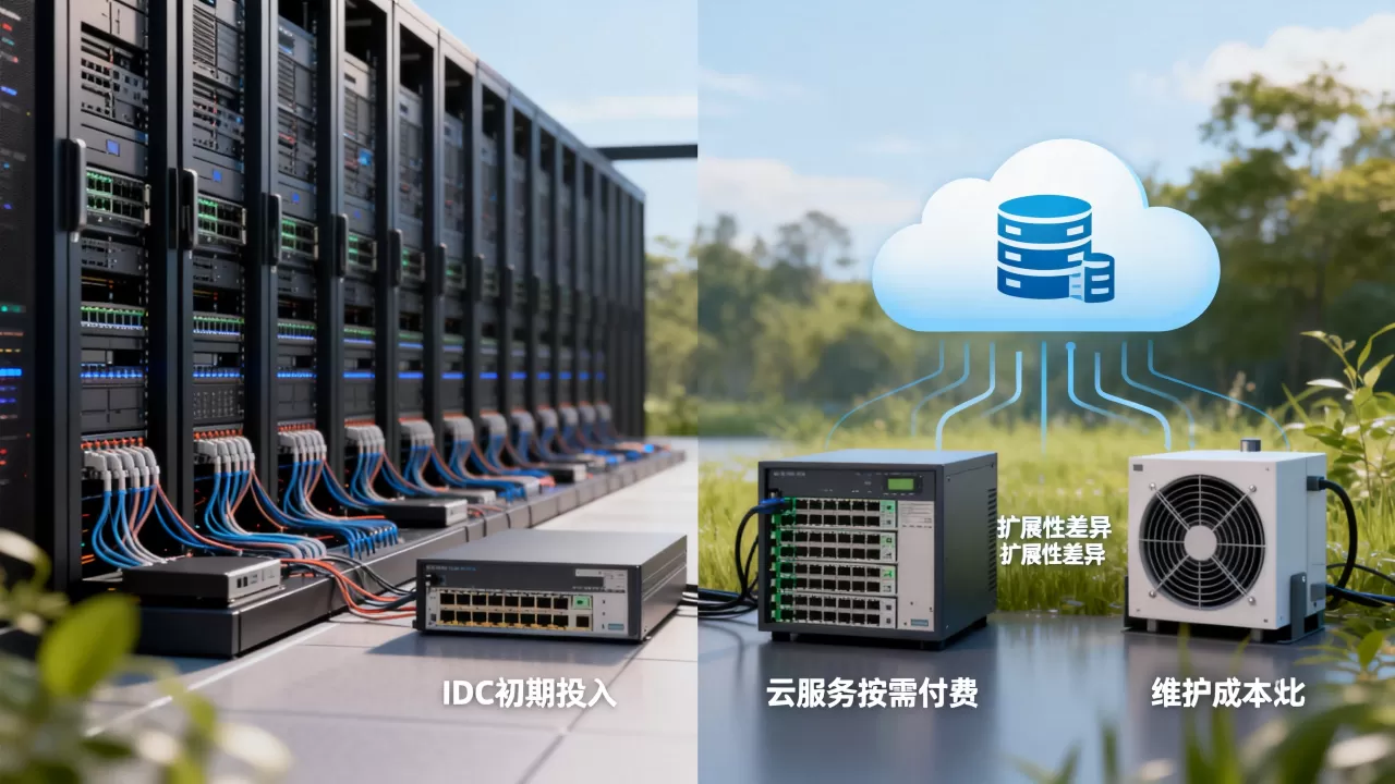 IDC机房成本与上云成本对比哪个更划算,怎么选? IDC机房成本与上云成本对比哪个更划算,怎么选?