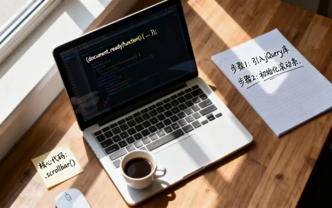 jQuery滚动条核心代码如何实现，怎么用