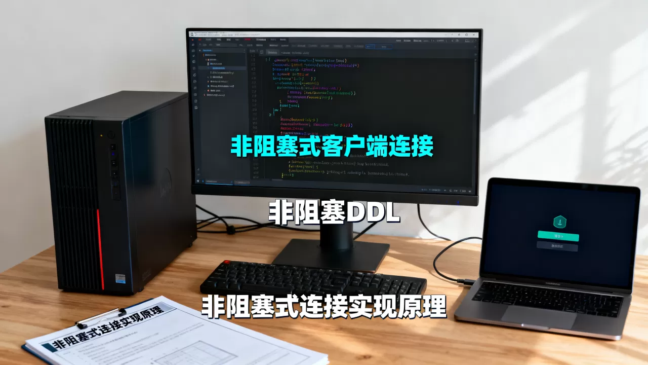 非阻塞式客户端连接服务器如何实现，非阻塞DDL是什么？