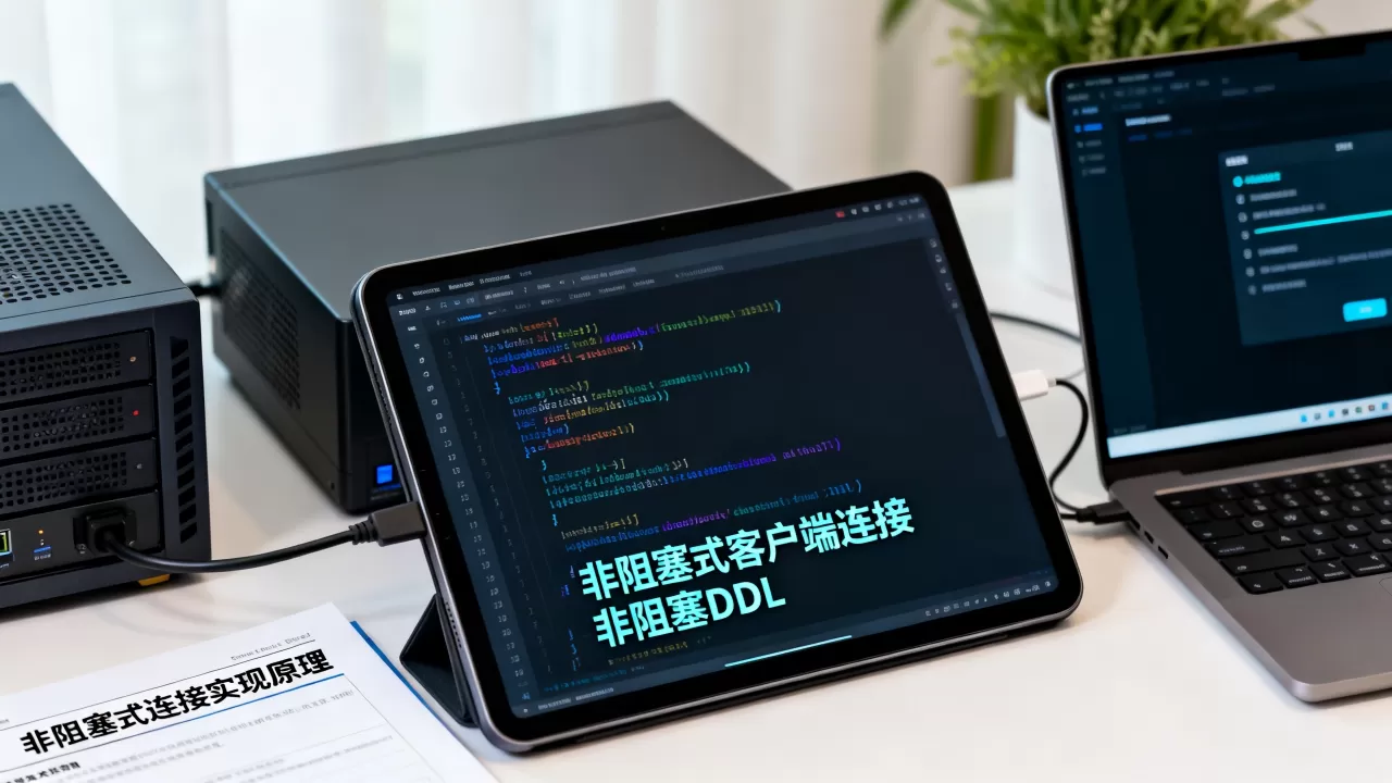 非阻塞式客户端连接服务器如何实现，非阻塞DDL是什么？