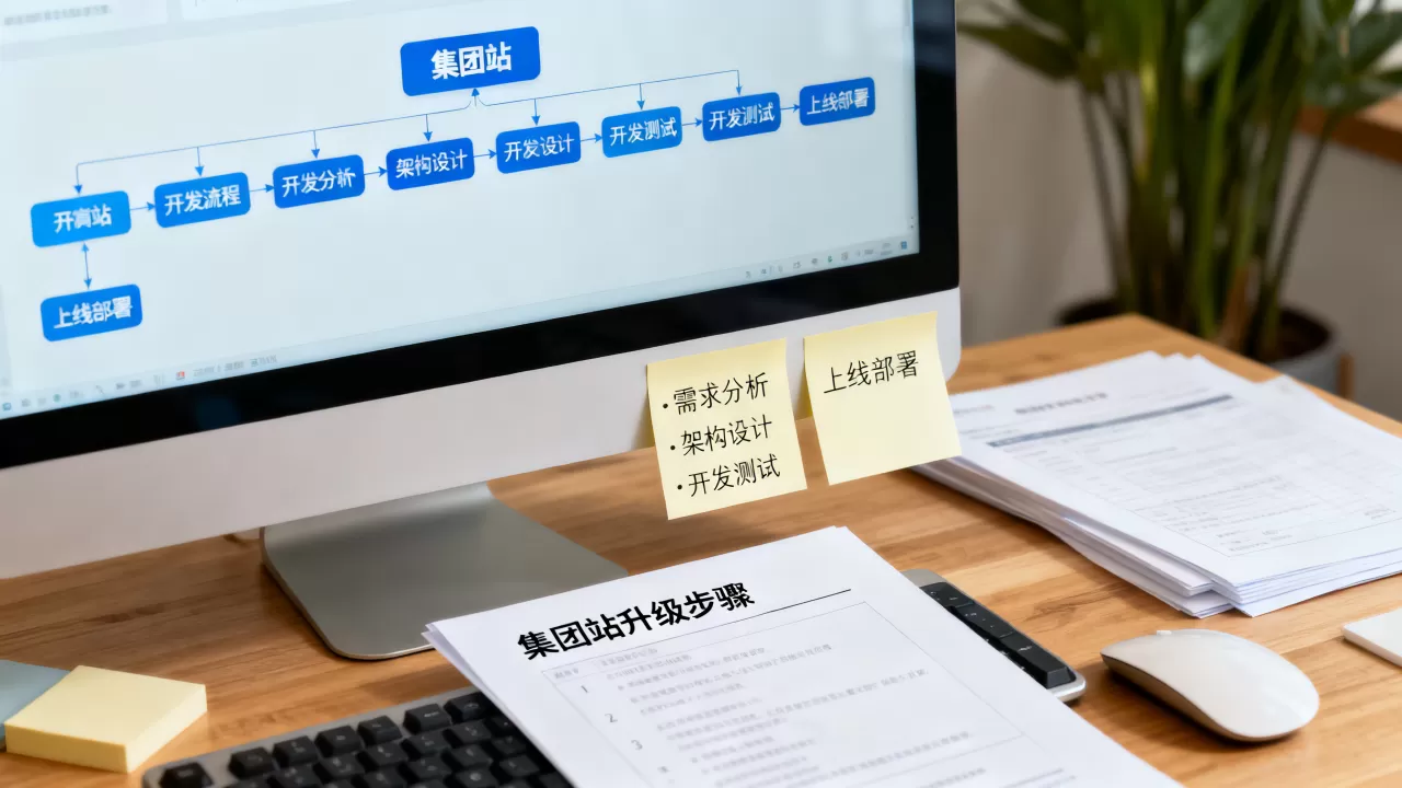 集团站怎么开发与升级，开发升级的步骤有哪些？
