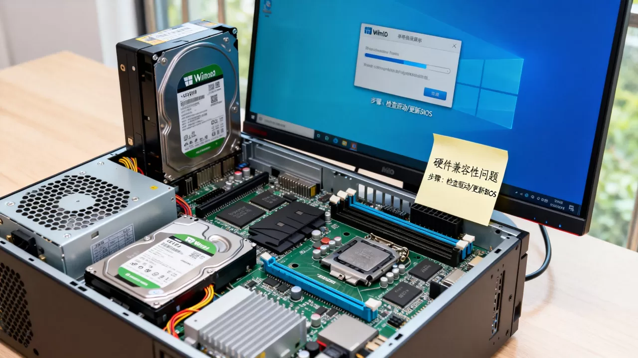 服务器安装win10出现问题怎么办，原因是什么