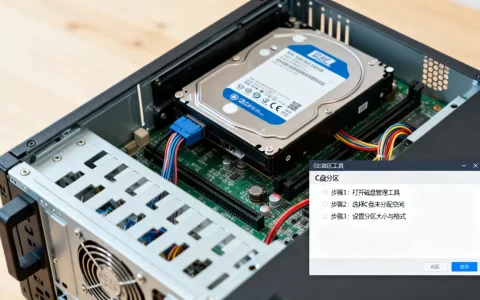 服务器C盘分区怎么做，操作步骤有哪些？