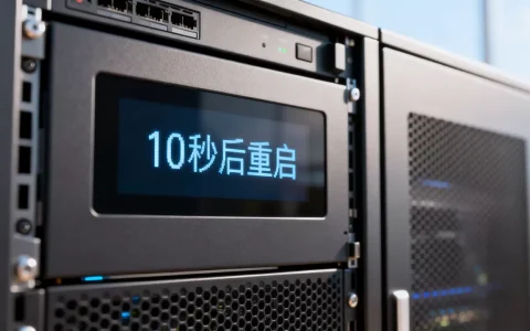 服务器系统将在多少秒重启