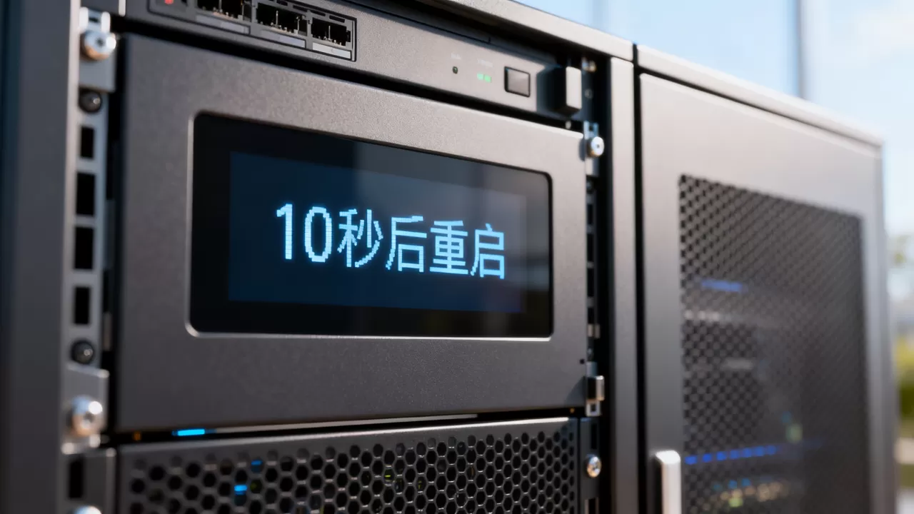 服务器系统将在多少秒重启 服务器系统将在多少秒重启