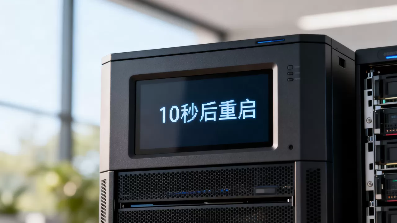 服务器系统将在多少秒重启 服务器系统将在多少秒重启