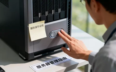 服务器上的删除按钮到底是什么意思？，怎么删除