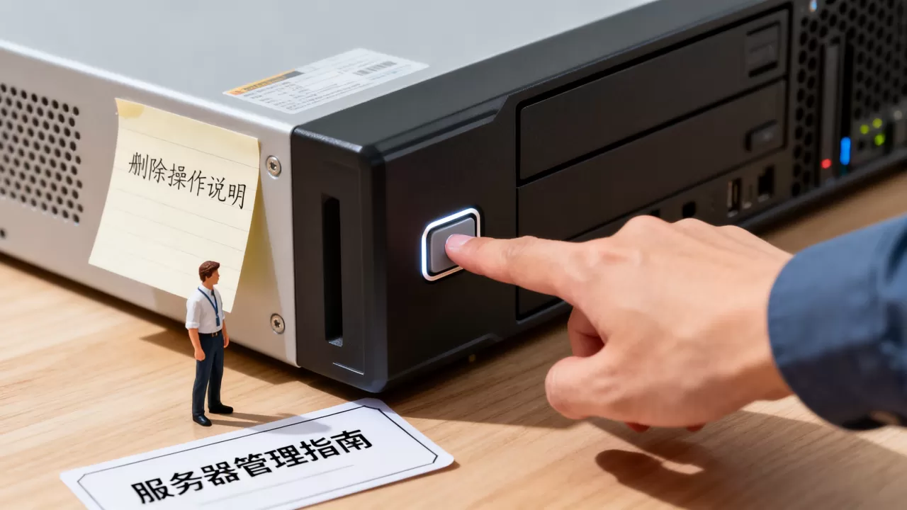 服务器上的删除按钮到底是什么意思？，怎么删除