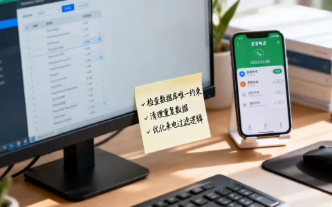 数据库值重复重复来电怎么办？，怎么解决重复来电