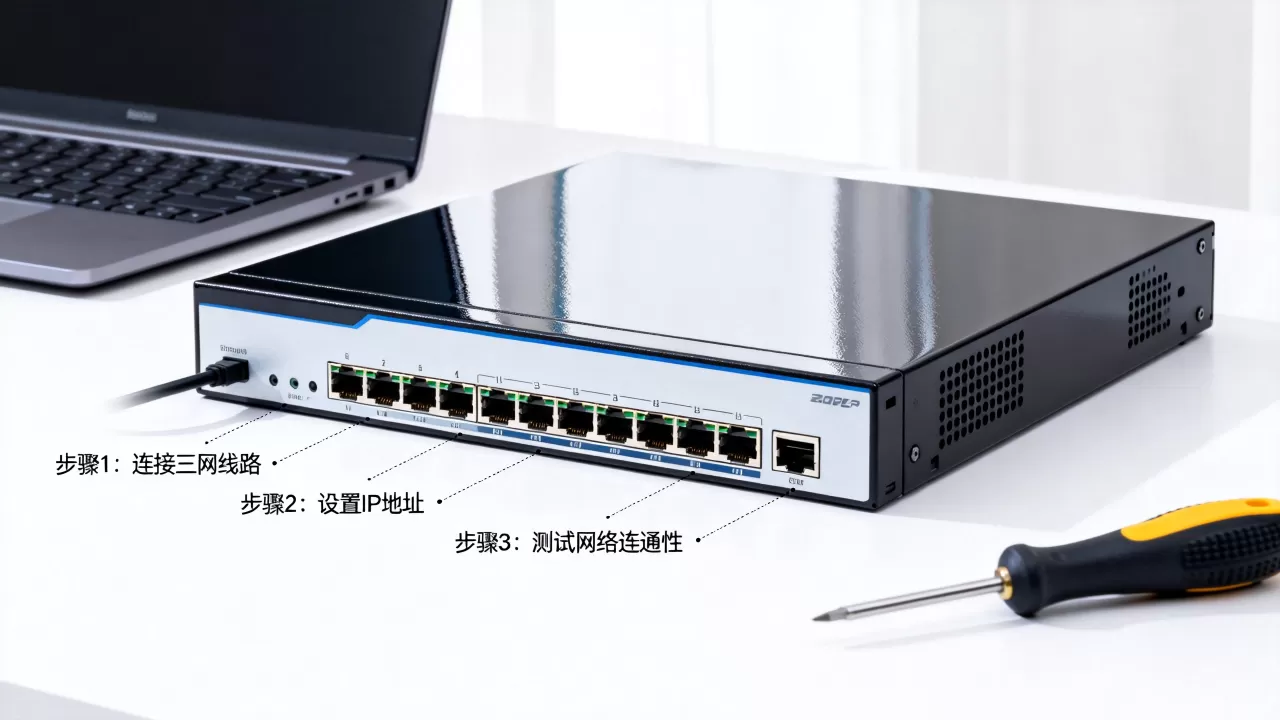 服务器怎么配置三网IP，配置步骤有哪些？