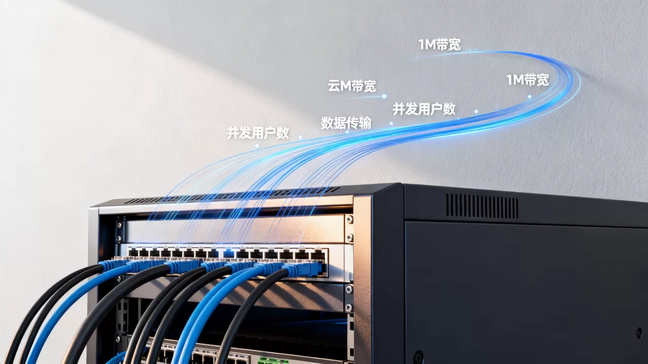 云服务器1M带宽到底够多少人用？，带宽怎么选