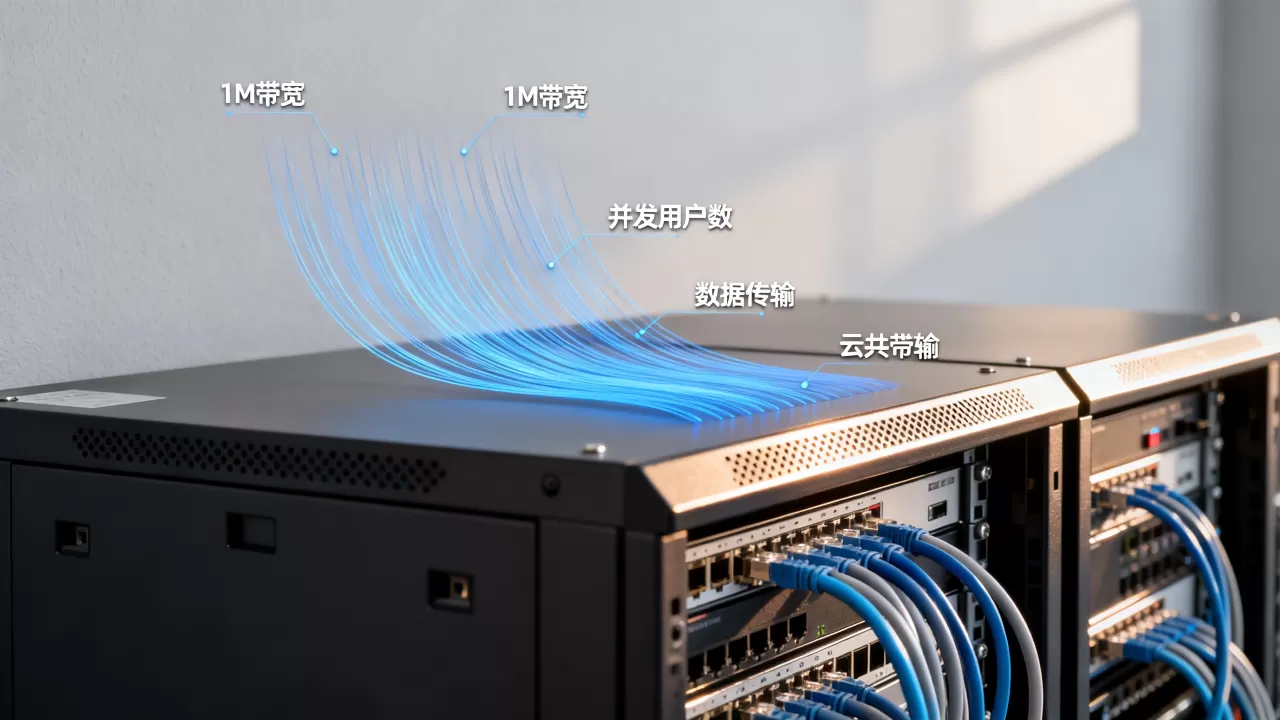 云服务器1M带宽到底够多少人用？，带宽怎么选