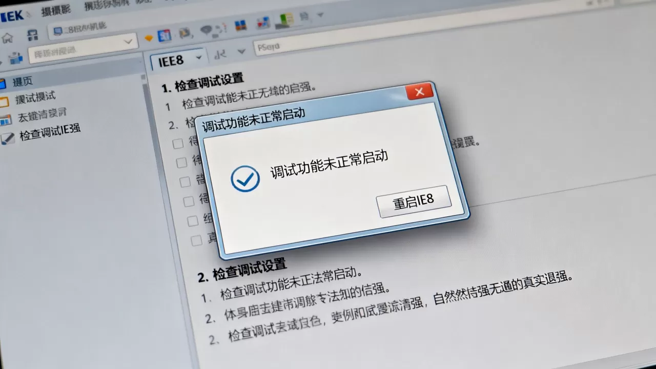IE8网络调试功能无法正常启动怎么办?,怎么解决 IE8网络调试功能无法正常启动怎么办?,怎么解决