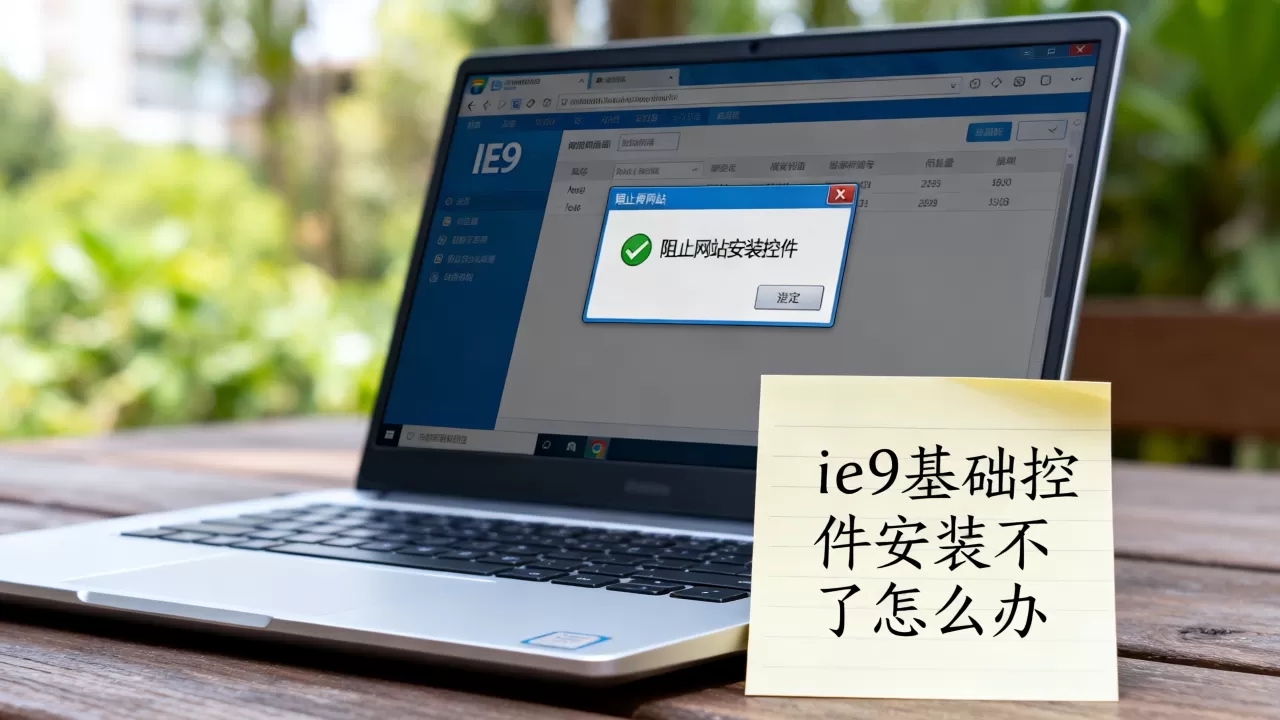 ie9阻止网站安装控件怎么解决？,ie9基础控件安装不了怎么办