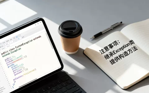 如何自定义Java异常类？，有哪些注意事项？