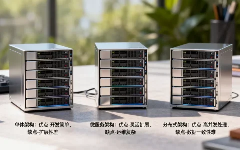 服务器技术架构的常见类型有哪些，优缺点分别是什么？