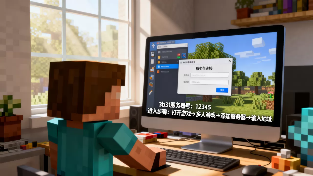我的世界3b3t服务器号是多少?,怎么进服务器 我的世界3b3t服务器号是多少?,怎么进服务器