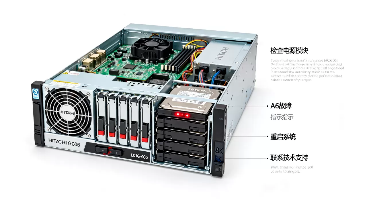 日立EC1G-605服务器A6故障怎么恢复，解决方法是什么？